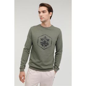 Lumberjack Ml Nedcamo-B 16KHK08 3PR Haki Erkek Sweatshirt