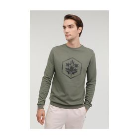 Lumberjack Ml Nedcamo-B 16KHK08 3PR Haki Erkek Sweatshirt