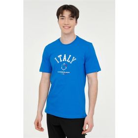 Lumberjack ML Renato 11ITL1029 4FX Saks Erkek T-shirt