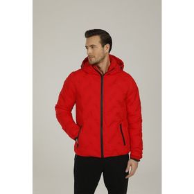 Lumberjack SN17 Henry Kapüşonlu Kırmızı Erkek Mont