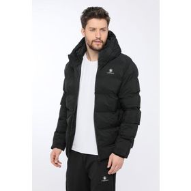 Lumberjack SN22 Nolan Coat Kısa Siyah Erkek Mont