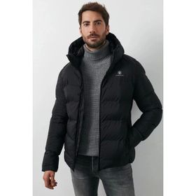 Lumberjack SN22 Nolan Coat Kısa Siyah Erkek Mont