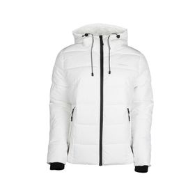 Lumberjack SN31 Apreski Coat Beyaz Kadın Kısa Mont