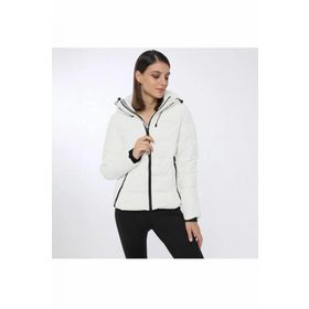 Lumberjack SN31 Apreski Coat Beyaz Kadın Kısa Mont