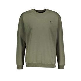 Lumberjack SN75 Haki Basic Erkek Sweatshirt