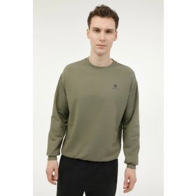 Lumberjack SN75 Haki Basic Erkek Sweatshirt