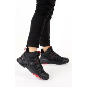 Lumberjack Star HI Su Geçirmez Bağcıklı Siyah Kırmızı Erkek Outdoor Bot