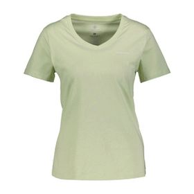 Lumberjack W-CT126 101349492 Yeşil Basic Kadın Tişört