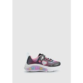 Lumberjack Wavy Siyah Deri Kız Çocuk Sneaker