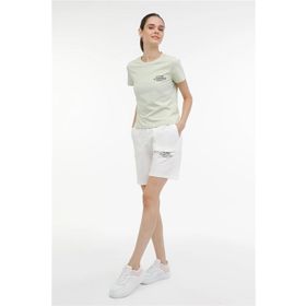 Lumberjack WB Anna 11 4FX Pastel Yeşil Kadın T-shirt