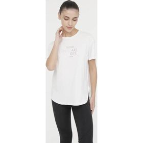 Lumberjack Wl LARINA 4Fx 101546223 11CK2230 Ekru Kadın T-shirt