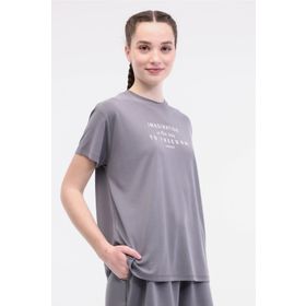 Lumberjack Wl Miruna 11MS450 5FX Siyah Kısa Kollu Kadın T-shirt