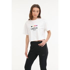 Lumberjack WL Vanilla 11MD1056 Ekru Kadın T-shirt