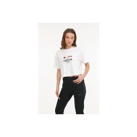 Lumberjack WL Vanilla 11MD1056 Ekru Kadın T-shirt