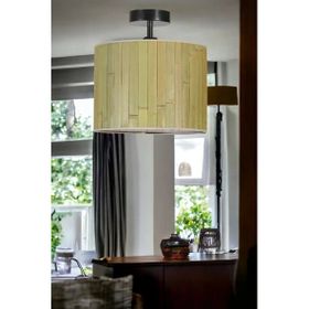 Lumexx 03 Bambu Abajurlu Tekli Plafonyer Avize