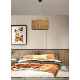 Lumexx 07 Bambu Abajurlu Tekli Sarkıt Avize