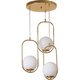Lumexx Ahu 3'lü Tepsili Bal Camlı Eskitme Sarkıt