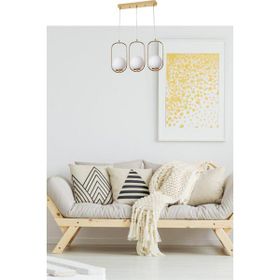 Lumexx Ahu 3'lü Tepsili Bal Camlı Eskitme Sarkıt