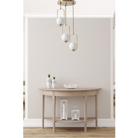 Lumexx Ahu 3'lü Tepsili Beyaz Camlı Eskitme Sarkıt
