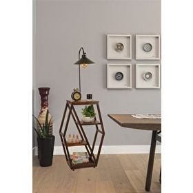 Lumexx Asos Metal Başlıklı Ceviz Ayak Lambader