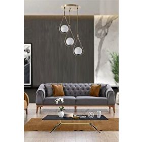 Lumexx Damla Beyaz 3'lü Sarkıt