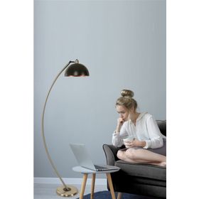 Lumexx Hilal Mat Krom Retro 3 Başlıklı Lambader