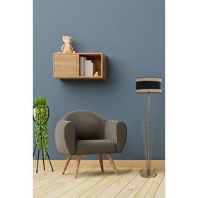 Lumexx Kelebek Silindir Rattan Eskitme Abajurlu Lambader