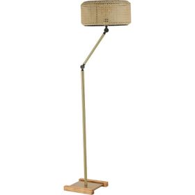Lumexx Milas Eskitme Silindir Rattan Abajurlu Lambader