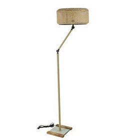 Lumexx Milas Eskitme Silindir Rattan Abajurlu Lambader