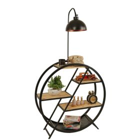Lumexx Plüton Retro 3 Başlıklı Yanık Ayak Lambader