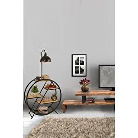 Lumexx Plüton Retro 3 Başlıklı Yanık Ayak Lambader