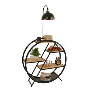 Lumexx Plüton Retro 3 Başlıklı Yanık Ayak Lambader