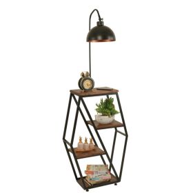 Lumexx Sembol Ceviz Retro 3 Başlıklı Lambader