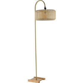 Lumexx Silindir Rattan Eskitme Abajurlu Kumru Lambader