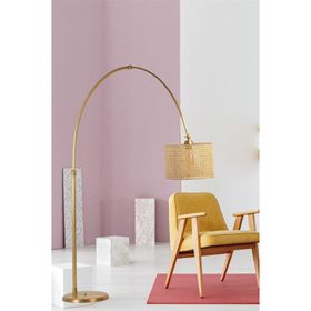 Lumexx Vargas Eskitme Rattan Başlıklı Lambader