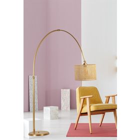 Lumexx Vargas Eskitme Rattan Başlıklı Lambader