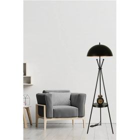 Lumexx Venedik Sehbalı Büyük Retro Başlıklı Siyah Lambader