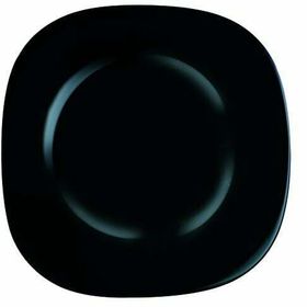 Luminarc 21 cm 6'lı Set Carine Noir Siyah Yemek Tabağı
