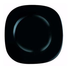 Luminarc 21 cm 6'lı Set Carine Noir Siyah Yemek Tabağı