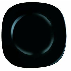 Luminarc 21 cm 6'lı Set Carine Noir Siyah Yemek Tabağı