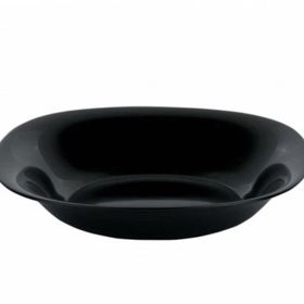 Luminarc 21 cm 6'lı Set Carine Noir Siyah Yemek Tabağı