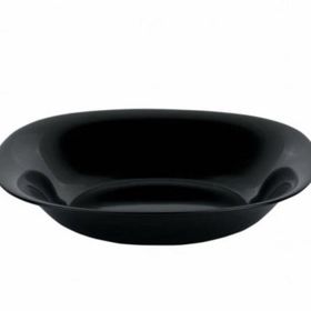 Luminarc 21 cm 6'lı Set Carine Noir Siyah Yemek Tabağı