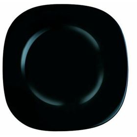 Luminarc 21 cm 6'lı Set Carine Noir Siyah Yemek Tabağı