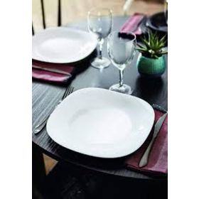 Luminarc 27 cm 6'lı Set Carine Blanc Beyaz Servis Tabağı