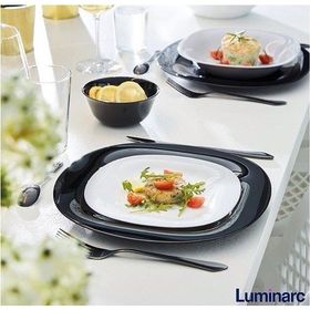 Luminarc 27 cm Carine Noir 6'lı Siyah Servis Tabağı
