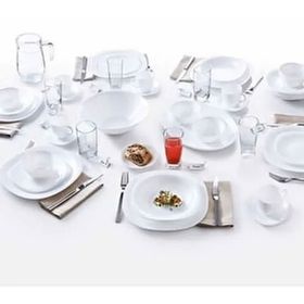 Luminarc Carine 12 Kişilik 48 Parça Beyaz Yemek Takımı