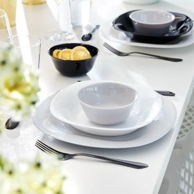 Luminarc Carine Blanc 24 Parça Beyaz Yemek Takımı