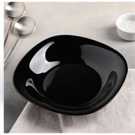 Luminarc Carine Temperli Siyah 6 Adet 21 cm Tabak 12 cm Çorba Kase 12 Parça Yemek Takımı