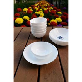 Luminarc Diwali Beyaz 12 Parça 6 Kişilik Yemek Takımı