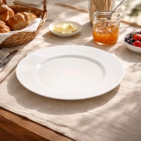 Luminarc Everyday Temperli Beyaz 24 cm Servis Tabağı
